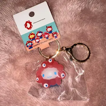 시나모롤 클리어 산리오미야쿠미야쿠 변신 입체 마스코트 키링