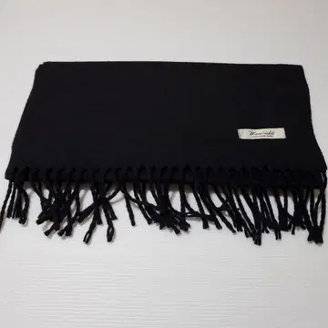 새상품 Meine Freiheit 캐시미어 100% 블랙 머플러