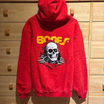 80s 90s POWELL PERALTA BONES 후드티 스케이트보드