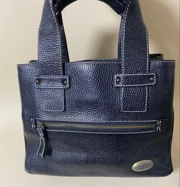 [ 새상품급 ] 네이비 가죽 토트백