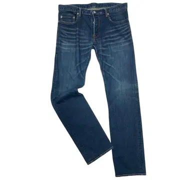 토키시라즈 tokishirazu 스트레이트 데님 다크 블루 33인치