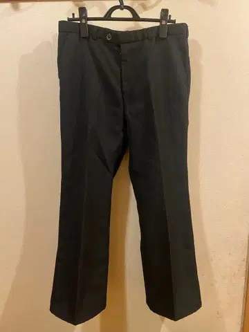 블랙 플레어 슬랙스