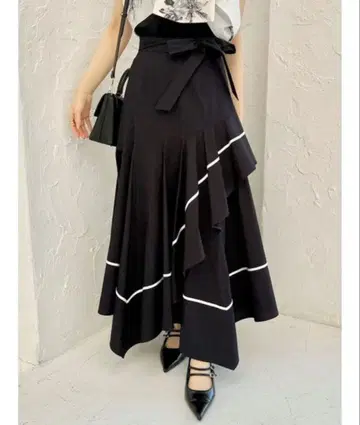 스나이델 SNIDEL 손수건헴 스커트 스커트 토끼 온라인