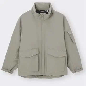 방풍 스탠드 카라 블루종