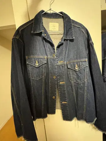 다크 블루 데님 자켓