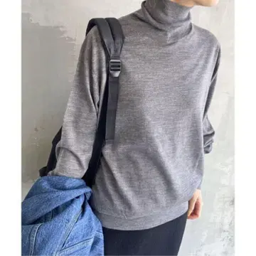 [Spick & Span] 18G 터틀넥 풀오버 그레이