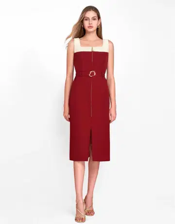 [ Saturday Club ] 슬리브리스 원피스