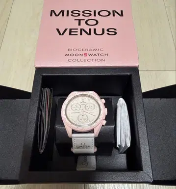 OMEGA SWATCH Mission to Venus 핑크