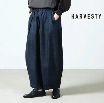 하베스티 서커스 팬츠 인디고 데님 사이즈 2 벌룬