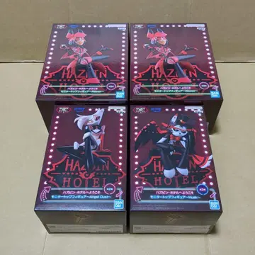 해즈빈 호텔에 오신 것을 환영합니다 모니터 탑 피규어 4개 세트 1