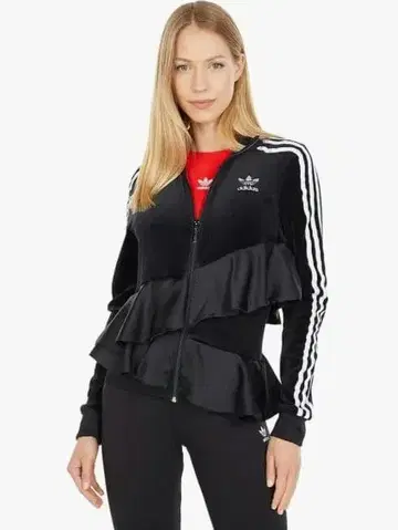 아디다스 프릴 트랙 자켓 블랙