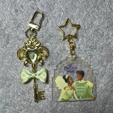 프린세스와 마법의 키스 키링 2개 세트