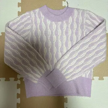 노리즈 스웨터 (퍼플) 38