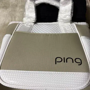 PING GB-L2518 캐주얼 라운드 토트 베이지