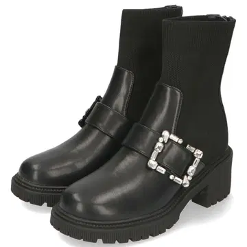 통굽 비쥬 니트 부츠 오리엔탈 트래픽 L 사이즈