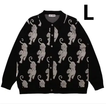 TTT MSW 21AW Panther Knit Cardigan L
