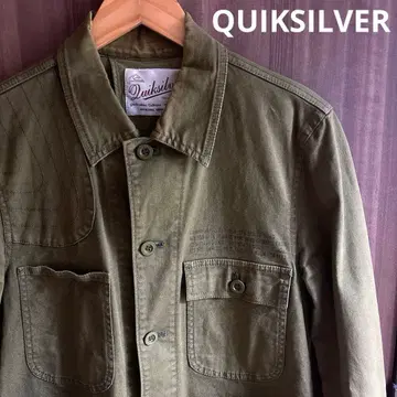 [ 레어 ] QUIKSILVER 퀵실버 밀리터리 커버올