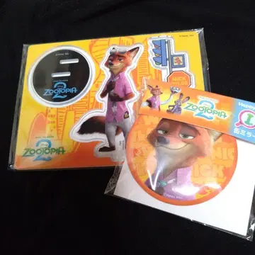 주토피아 Happy 복권 닉 아크릴 스탠드 거울