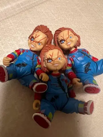 처키 피규어 3체 세트