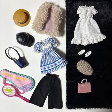 리카짱 옷 갈아입기 의류 세트 드레스 잡화