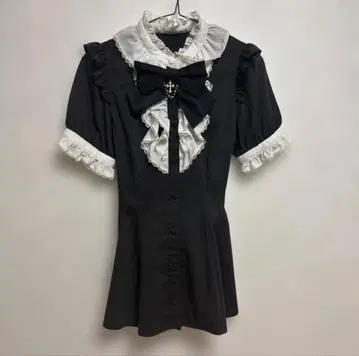 [선착순] 시크릿허니 액세서리 리본 긴팔 셋업 블랙