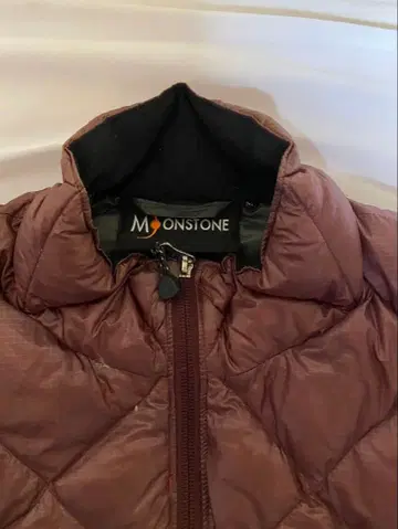 90s~00s MOON STONE 퀼팅 다운 자켓 다이아 퀼트