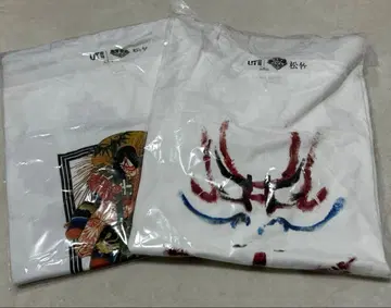 유니클로 UT 그래픽 제13대 이치카와 단주로 하쿠엔 계승 기념 T셔츠