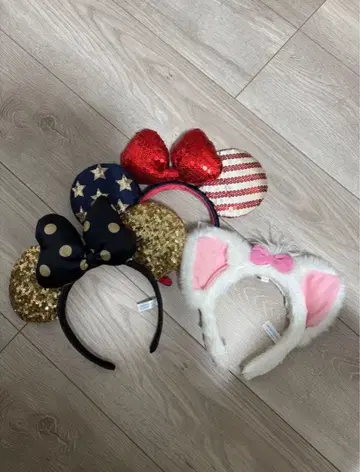 인기 있는 미국 것도 포함! 디즈니 미키 모양 머리띠 세트