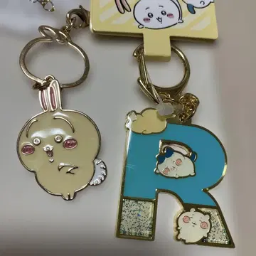 치이카와 알파벳 키링 & 토끼 참