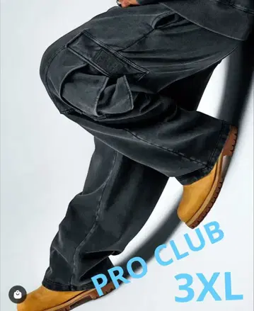 PRO CLUB 맨투맨 카고 팬츠 3XL