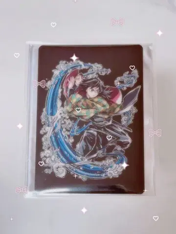 귀멸의 칼날 토미오카 기유 엔드롤 카드