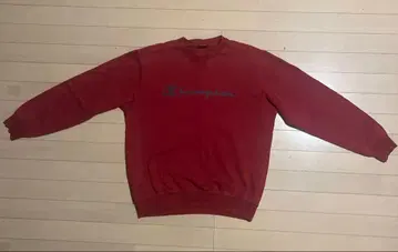 Champion 레드 맨투맨 L 사이즈