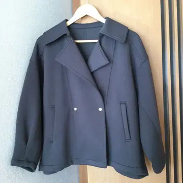 un dix cors 앤디콜 피 코트 더블 차콜 그레이