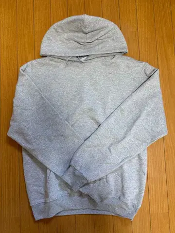 Champion 그레이 후드 부착 후드티 M