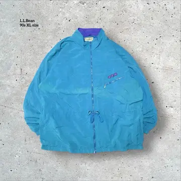 90s 구제 의류 L.L.Bean 엘엘빈 나일론 자켓 자수 로고 XL