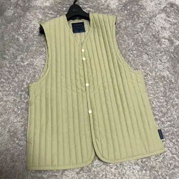 최근 모델 LAVENHAM 라벤햄 스트라이프 퀼팅 베스트