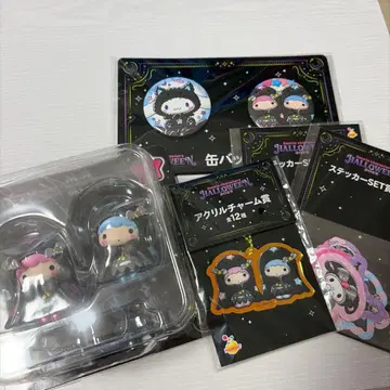 산리오 캐릭터즈 Happy 복권 할로윈 키키라라 세트
