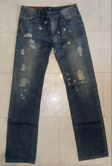 신년 SALE D&G 데미지 가공 블루 데님 사이즈 33