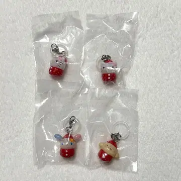 산리오 딸기 표시 액세서리 키티 우사하나 폼폼푸딩