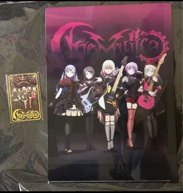 Ave Mujica 공식 가이드북 게이머즈 특전 클리어 파일 금박 특전