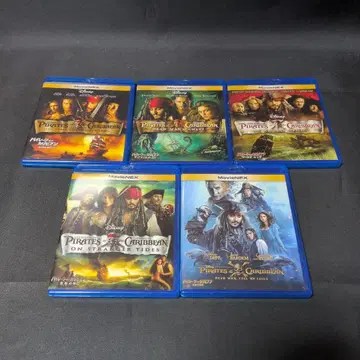 셀판 파이리츠 오브 카리비안 시리즈 Blu-ray 전 5작품 세트