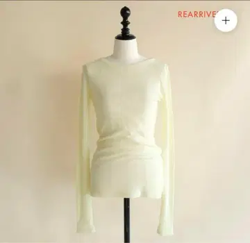 SeaRoomlynn Light Sheer RIB Fit 상의 레몬