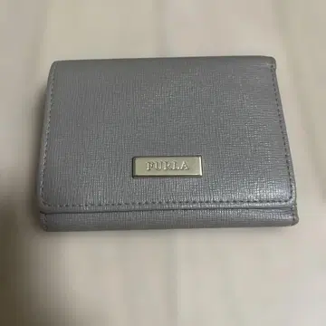 FURLA 3단 폴더형 지갑 베이지 거의 새상품