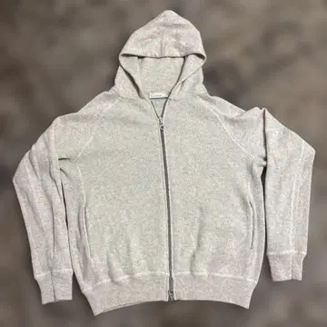 TREAT 그레이 집업 후디