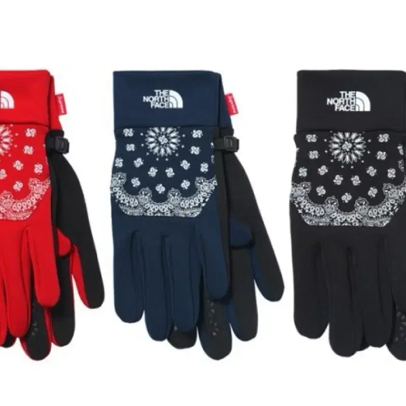 Supreme × THE NORTH FACE Bandana Glove Supreme The North Face Bandana Gloves Navy 남성 - FW14 - KR