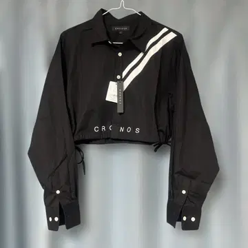 CRONOS 크롭 셔츠 L 블랙