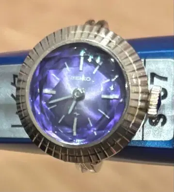 SEIKO 세이코 반지 반지 워치 수동 와인딩 시계 레어 빈티지