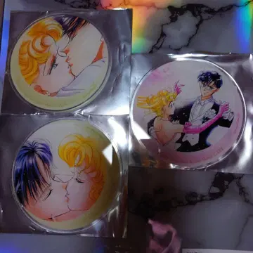 세일러문 카페 아크릴 코스터 3개