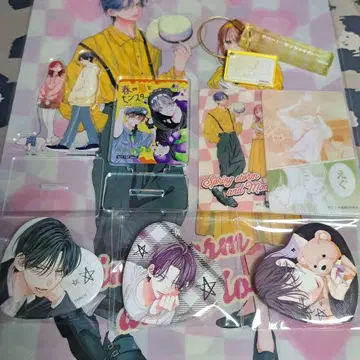 봄의 폭풍과 몬스터 아크릴 스탠드 22호 캔뱃지 파일 카드