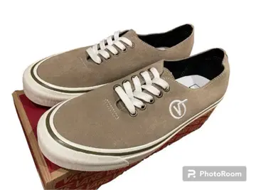 새상품 반스 authentic 26.5 베이지 스웨이드